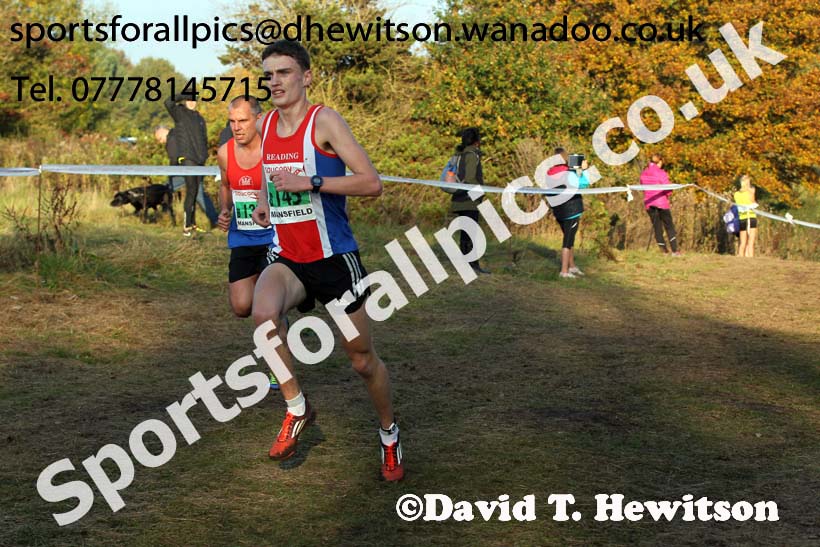 Senior men, National Cross Country Relays, Berry Park, Mansfield. Photo: David T. Hewitson/Sports for All Pics
